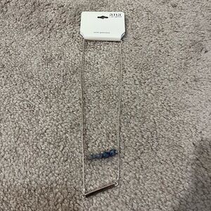 A.N.A Semi Precious Silver Necklace